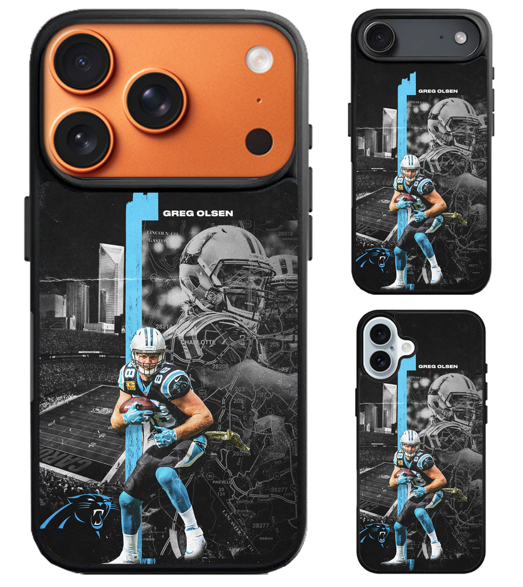 Greg Olsen NFL Carolina Panther iPhone Air | iPhone 17 | 17 Pro | 17 Pro Max Case