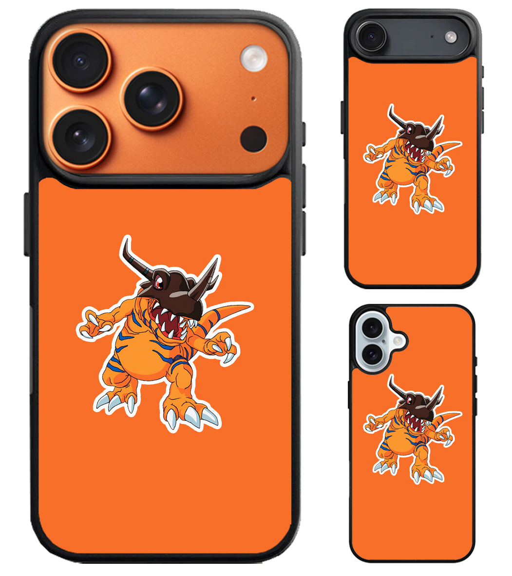 Greymon Digimon Style iPhone Air | iPhone 17 | 17 Pro | 17 Pro Max Case