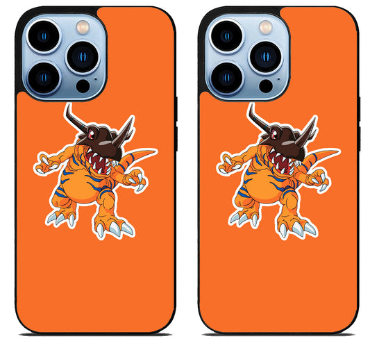 Greymon Digimon Style iPhone 15 Pro | iPhone 15 Pro Max Case