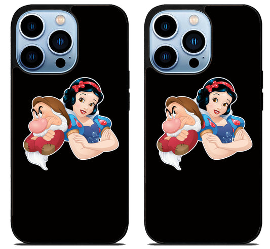 Grumpy And Snow White iPhone 15 Pro | iPhone 15 Pro Max Case