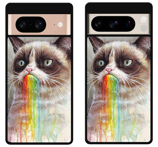 Grumpy Cat Rainbow Google Pixel 8 | 8 Pro Case