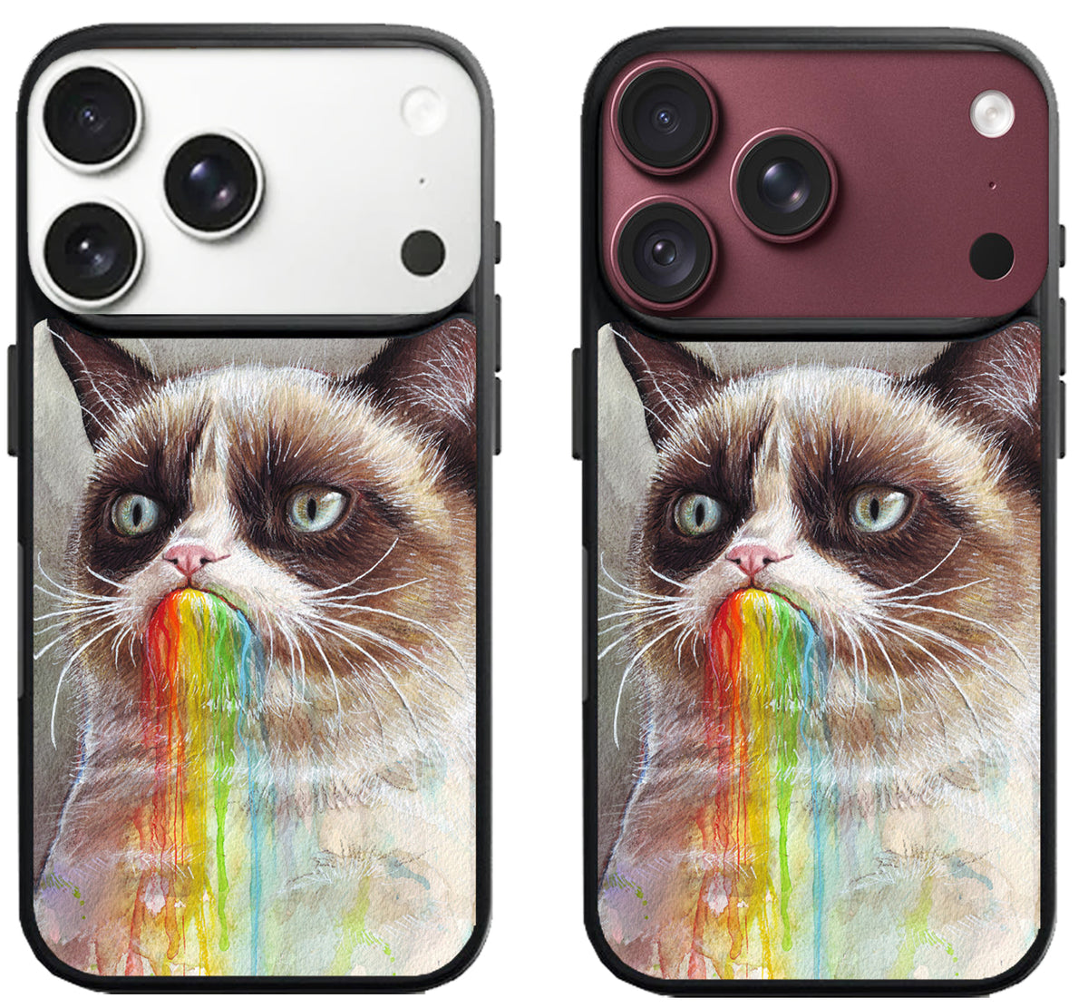 Grumpy Cat Rainbow iPhone 18 Pro | 18 Pro Max Case