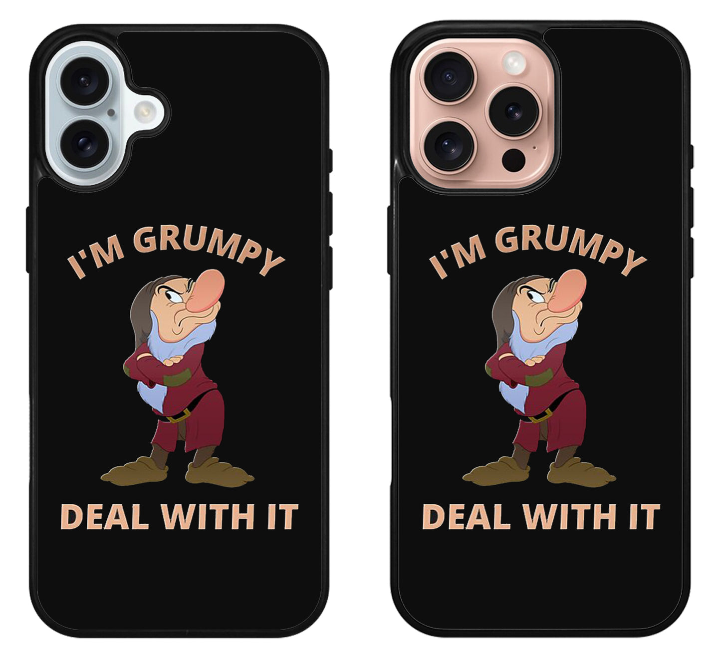 Grumpy Deal With it iPhone 16 | 16 Plus | 16 Pro | 16 Pro Max Case