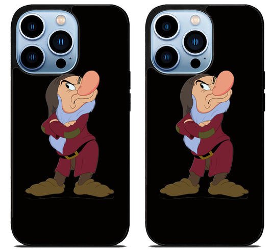 Grumpy Snow White Stylish iPhone 15 Pro | iPhone 15 Pro Max Case