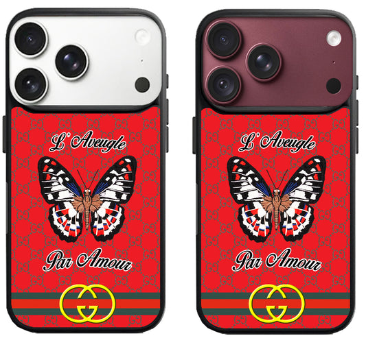 Gucci Red Buterfly iPhone 18 Pro | 18 Pro Max Case