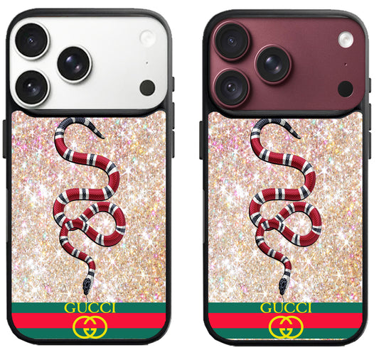 Gucci Sparkly Stripe Cover iPhone 18 Pro | 18 Pro Max Case