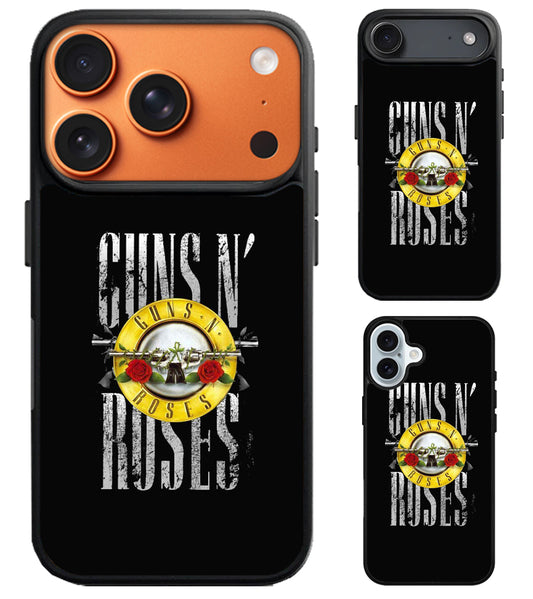 Guns N Roses Black iPhone Air | iPhone 17 | 17 Pro | 17 Pro Max Case