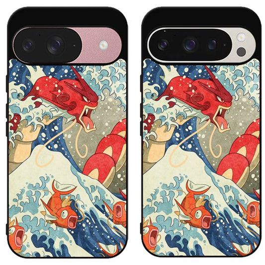 Gyarados Great Wave off Kanto Google Pixel 9 | 9 Pro | 9 Pro XL Case