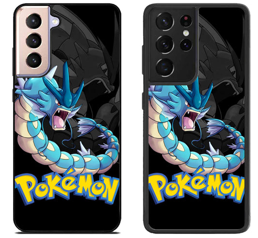 Gyarados Pokemon Black Samsung Galaxy S21 | S21 FE | S21+ | S21 Ultra Case