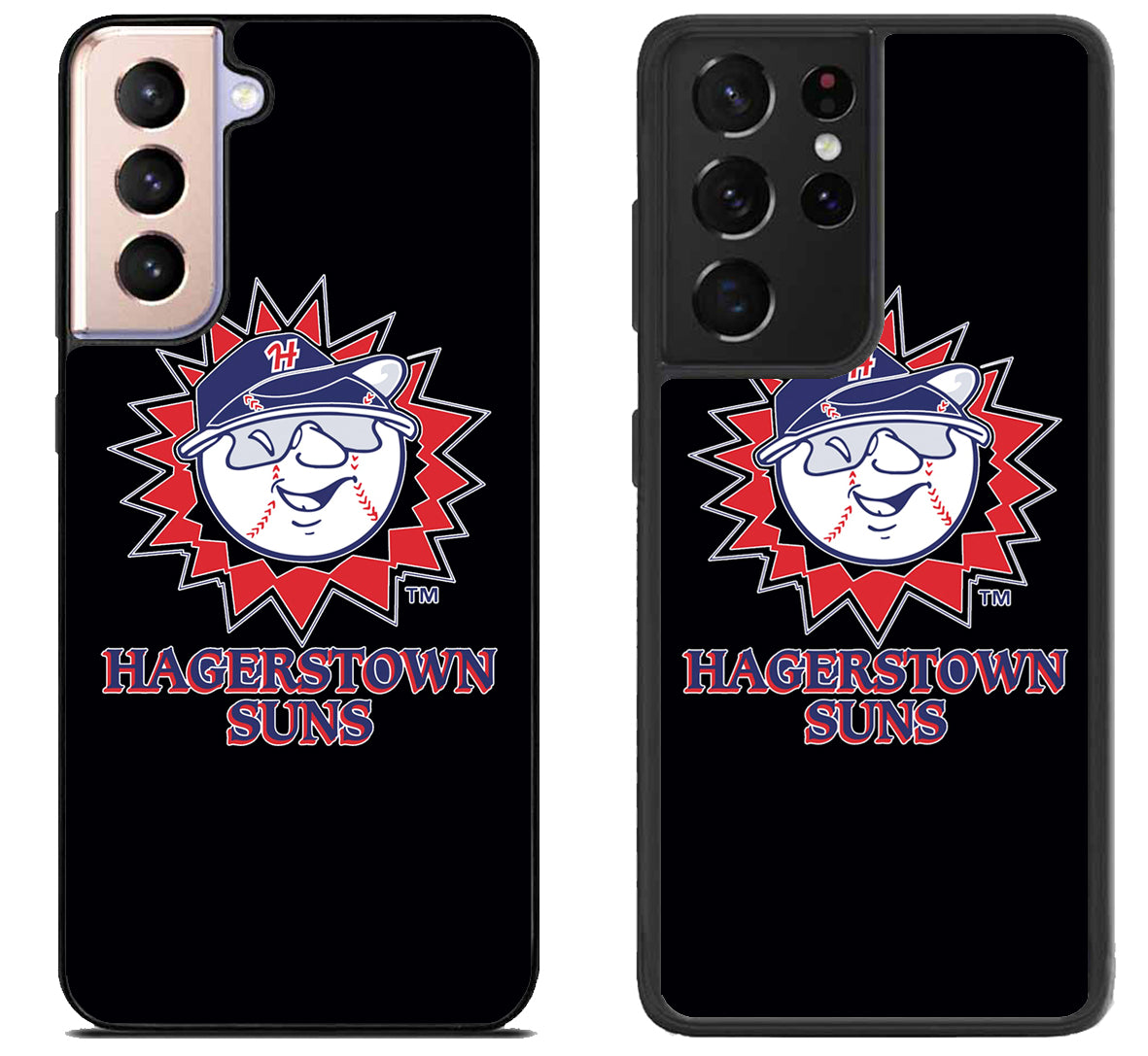 Hagerstown Suns Black Samsung Galaxy S21 | S21 FE | S21+ | S21 Ultra Case