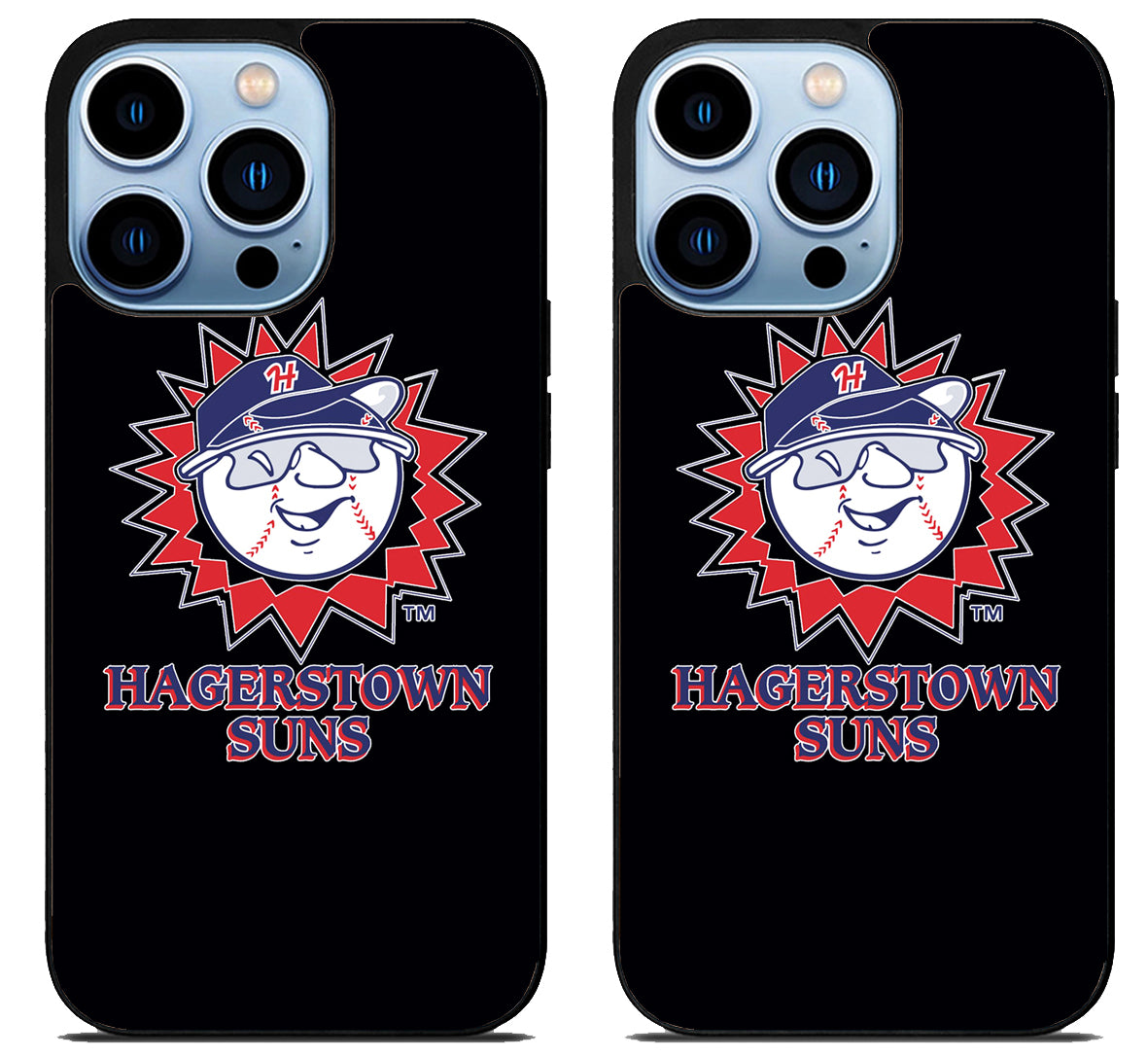 Hagerstown Suns Black iPhone 15 Pro | iPhone 15 Pro Max Case