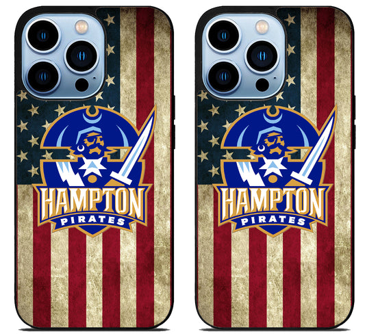 Hampton Pirates Flag iPhone 15 Pro | iPhone 15 Pro Max Case