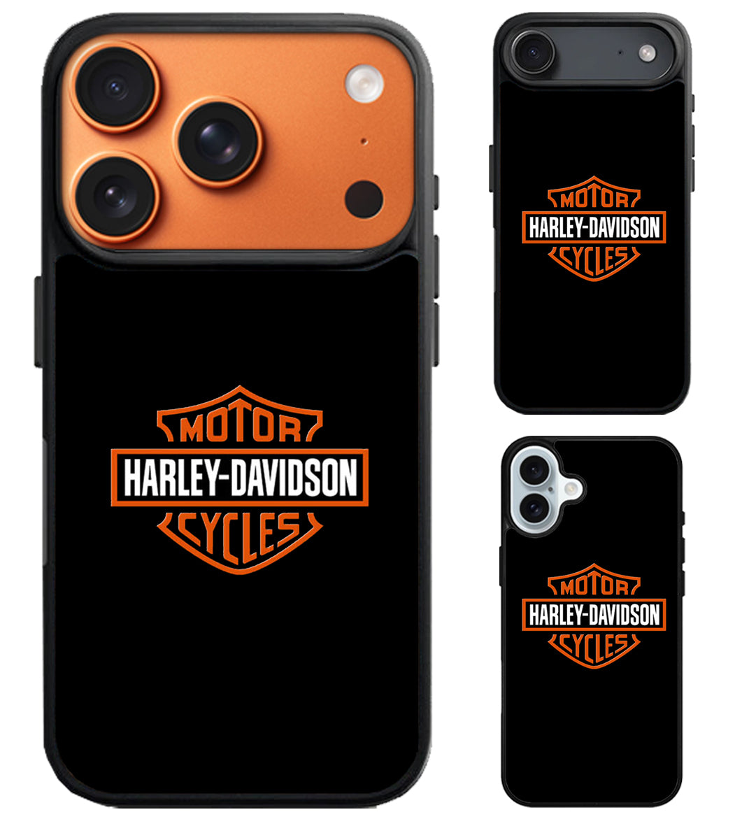 Harley Davidson Logo Black iPhone Air | iPhone 17 | 17 Pro | 17 Pro Max Case