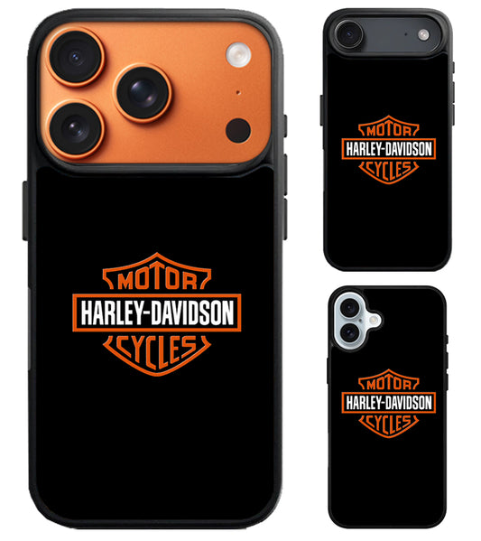 Harley Davidson Logo Black iPhone Air | iPhone 17 | 17 Pro | 17 Pro Max Case