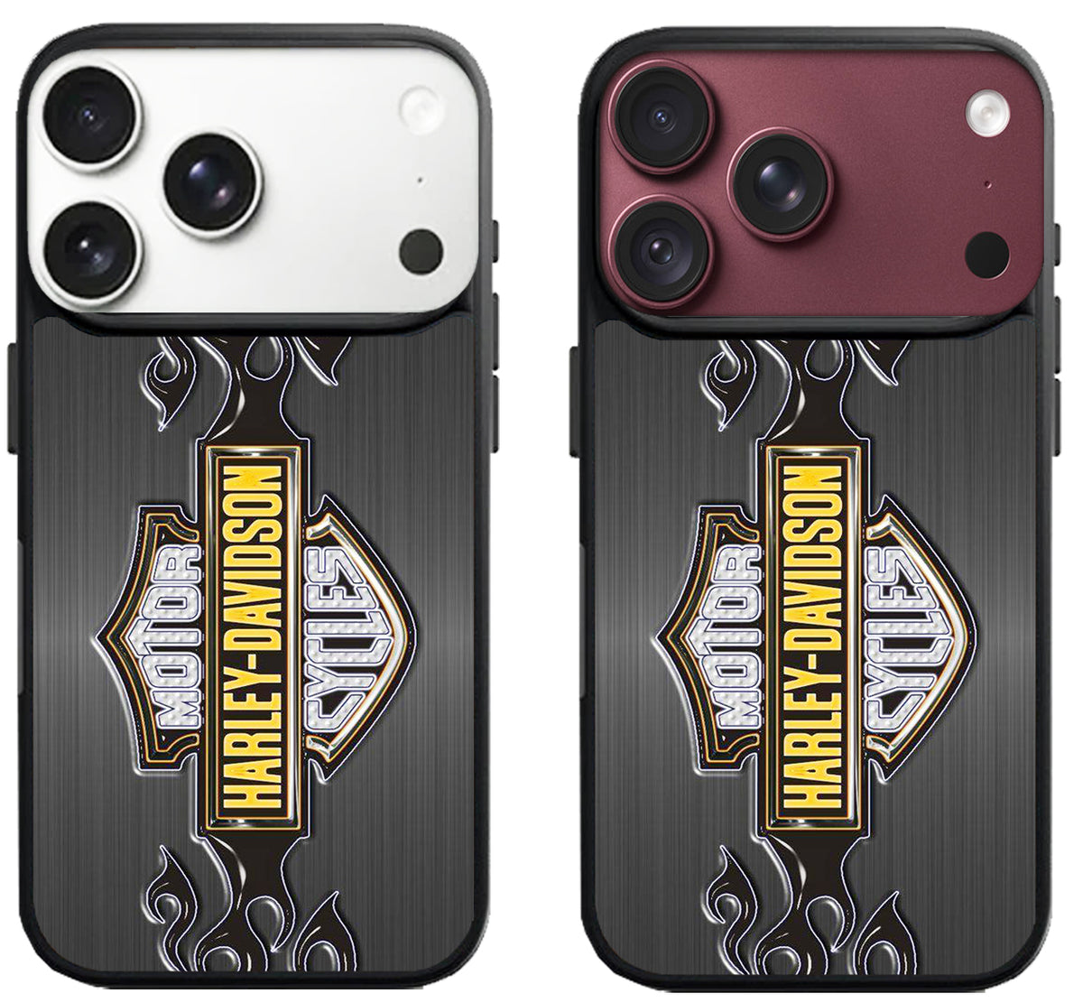 Harley Davidson Metallic iPhone 18 Pro | 18 Pro Max Case
