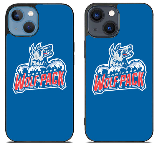 Hartford Wolf Pack Logo iPhone 15 | iPhone 15 Plus Case