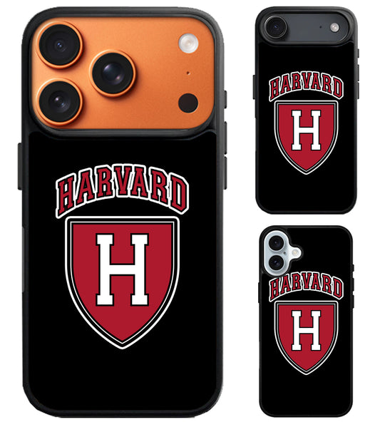 Harvard Crimson Black iPhone Air | iPhone 17 | 17 Pro | 17 Pro Max Case