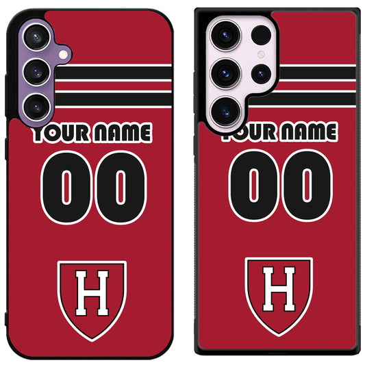 Custom Personalized Harvard Crimson Samsung Galaxy S24 | S24+ | S24 Ultra Case
