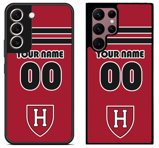 Custom Personalized Harvard Crimson Samsung Galaxy S22 | S22+ | S22 Ultra Case