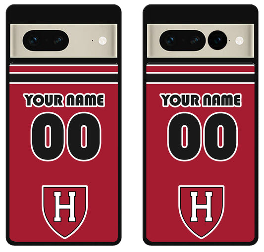 Custom Personalized Harvard Crimson Google Pixel 7 | 7 Pro Case