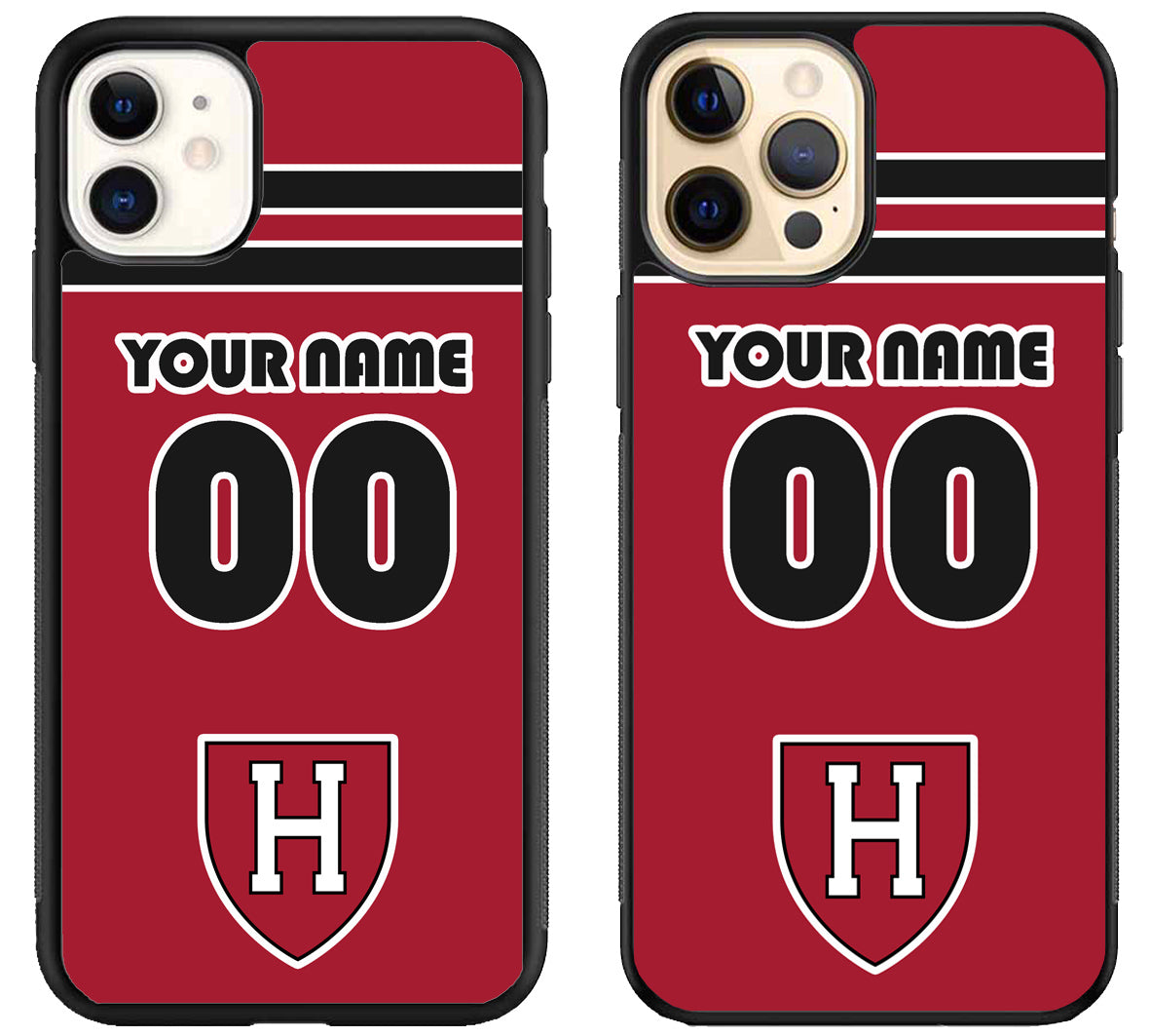 Custom Personalized Harvard Crimson iPhone 12 | 12 Mini | 12 Pro | 12 Pro Max Case