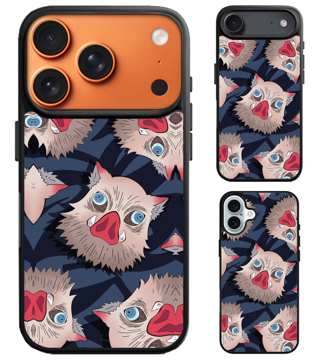 Hashibira Inosuke demon slayer Collage iPhone Air | iPhone 17 | 17 Pro | 17 Pro Max Case