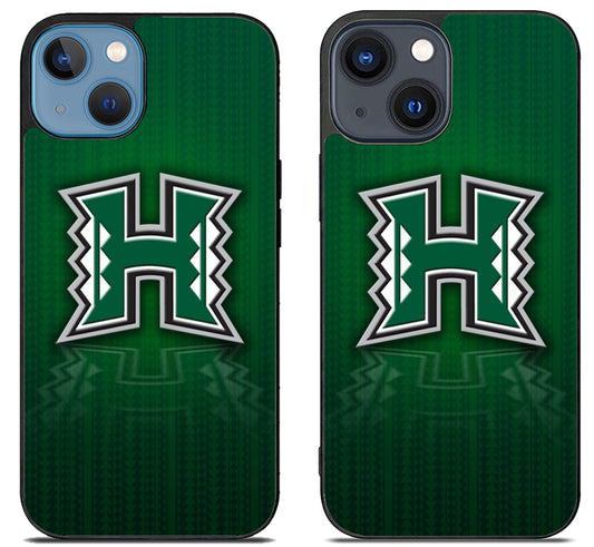Hawaii Rainbow Warriors Background iPhone 15 | iPhone 15 Plus Case