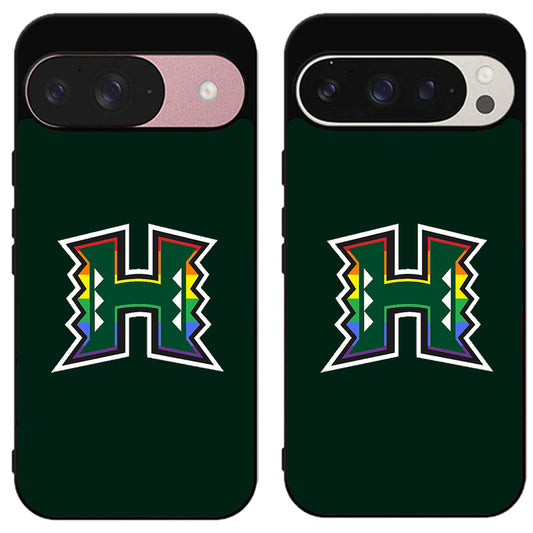 Hawaii Rainbow Warriors Logo Google Pixel 9 | 9 Pro | 9 Pro XL Case