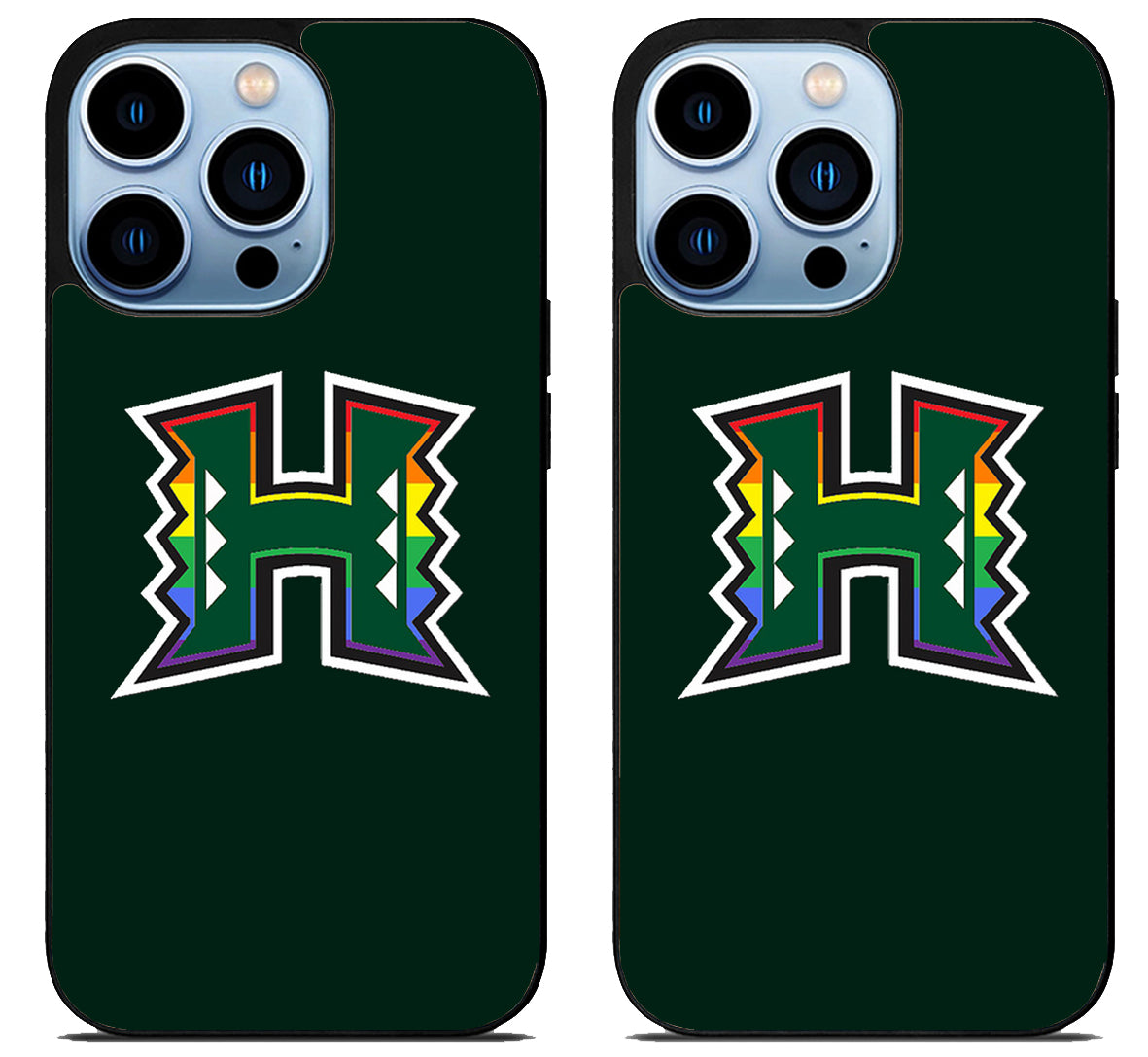 Hawaii Rainbow Warriors Logo iPhone 15 Pro | iPhone 15 Pro Max Case