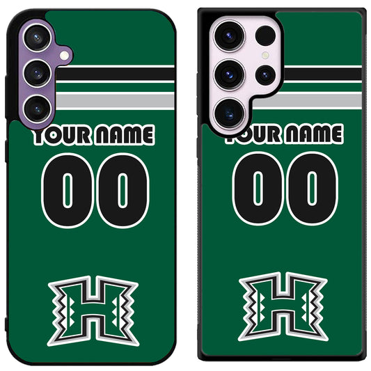 Custom Personalized Hawaii Rainbow Warriors Samsung Galaxy S24 | S24+ | S24 Ultra Case