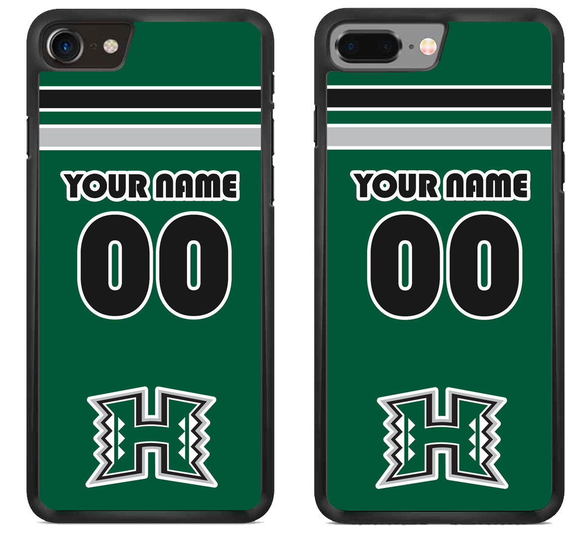 Custom Personalized Hawaii Rainbow Warriors iPhone 8 | 8 Plus Case