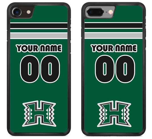 Custom Personalized Hawaii Rainbow Warriors iPhone 8 | 8 Plus Case