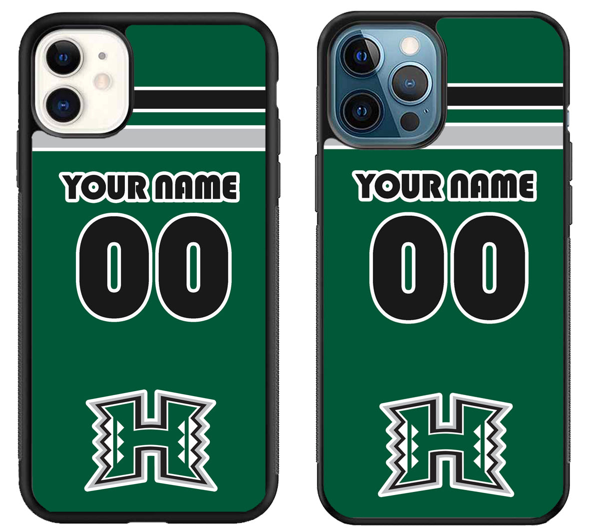 Custom Personalized Hawaii Rainbow Warriors iPhone 11 | 11 Pro | 11 Pro Max Case