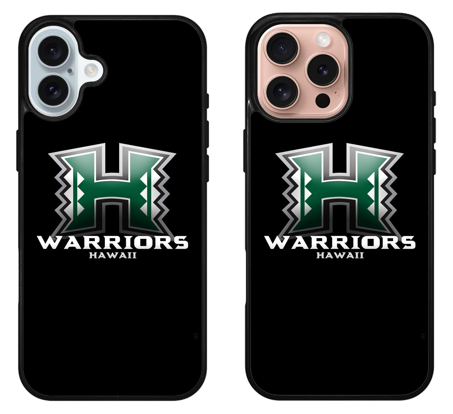 Hawaii Rainbow Warriors Black iPhone 16 | 16 Plus | 16 Pro | 16 Pro Max Case