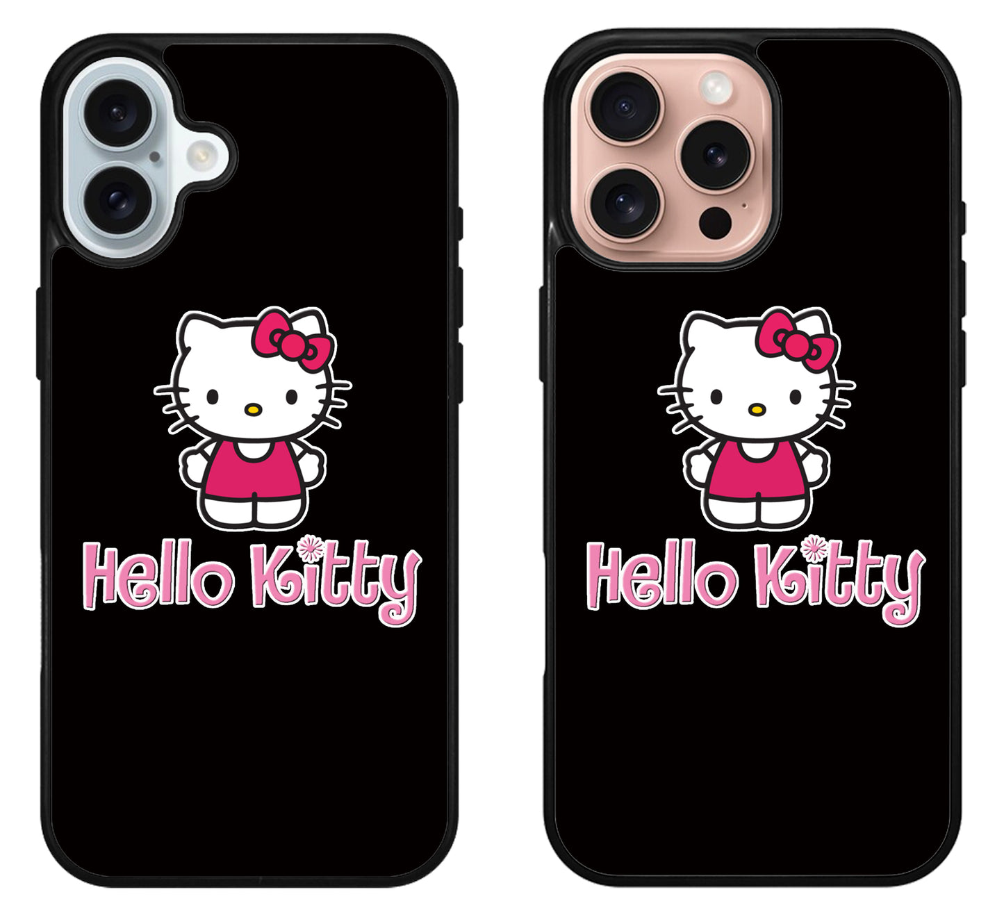 Hello Kitty Black iPhone 16 | 16 Plus | 16 Pro | 16 Pro Max Case