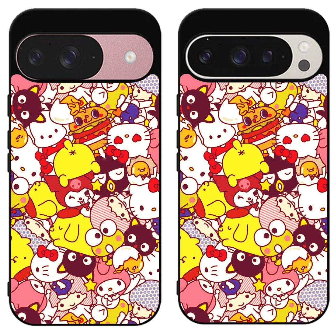 Hello Kitty Kawaii Collage Google Pixel 9 | 9 Pro | 9 Pro XL Case