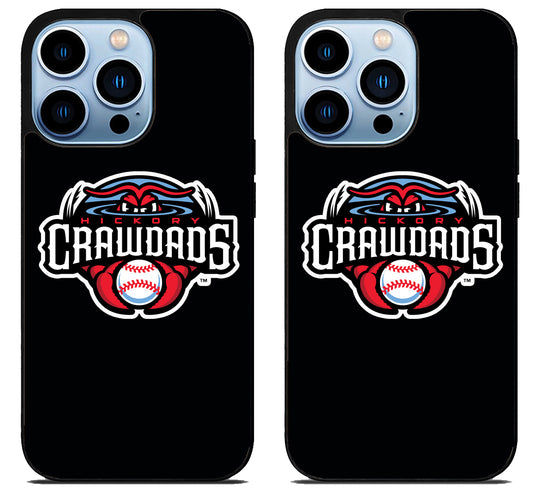 Hickory Crawdads Black iPhone 15 Pro | iPhone 15 Pro Max Case