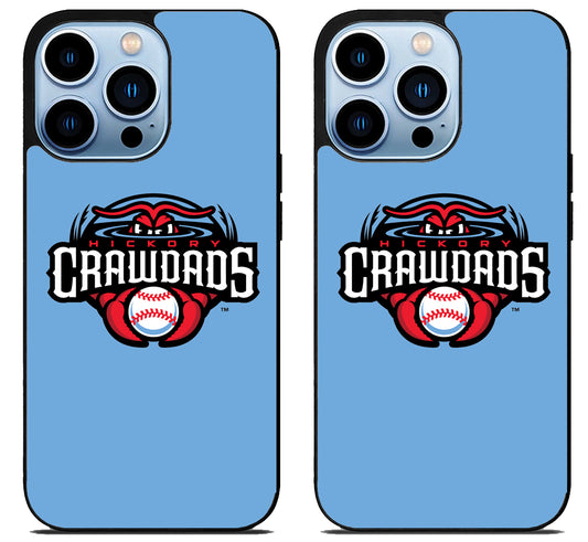 Hickory Crawdads Logo iPhone 15 Pro | iPhone 15 Pro Max Case