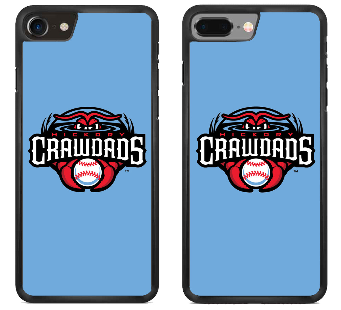 Hickory Crawdads Logo iPhone 8 | 8 Plus Case