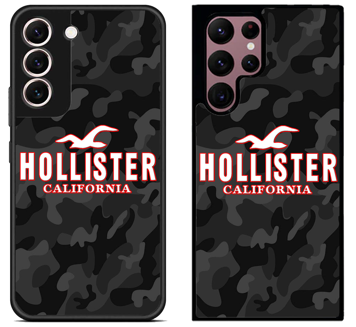 Hollister Black Camo Samsung Galaxy S22 | S22+ | S22 Ultra Case