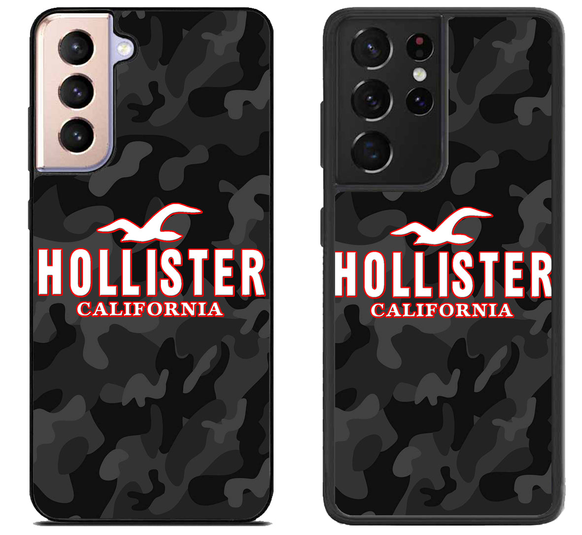 Hollister Black Camo Samsung Galaxy S21 | S21 FE | S21+ | S21 Ultra Case