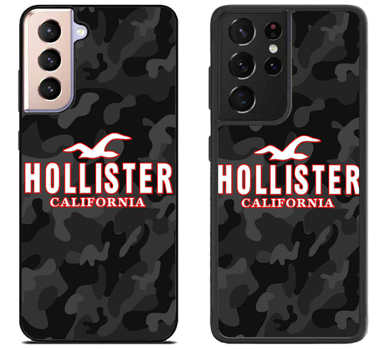 Hollister Black Camo Samsung Galaxy S21 | S21 FE | S21+ | S21 Ultra Case