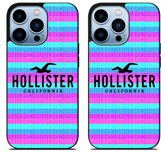 Hollister Logo Colorfull iPhone 15 Pro | iPhone 15 Pro Max Case