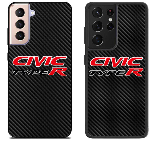 Honda Civic Carbon Type R Samsung Galaxy S21 | S21 FE | S21+ | S21 Ultra Case