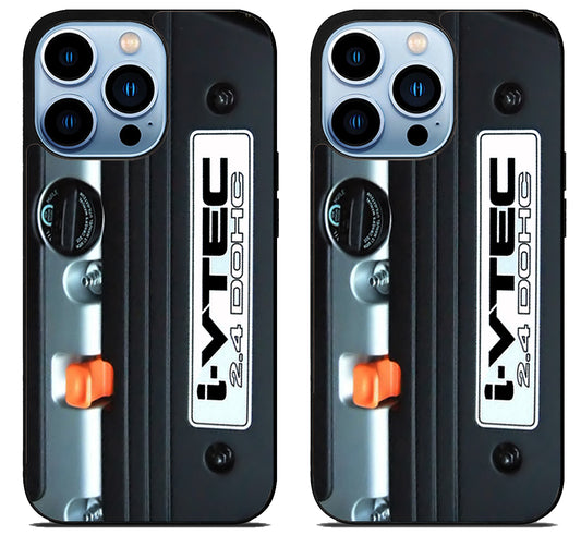 Honda Dohc Vtec Black iPhone 15 Pro | iPhone 15 Pro Max Case