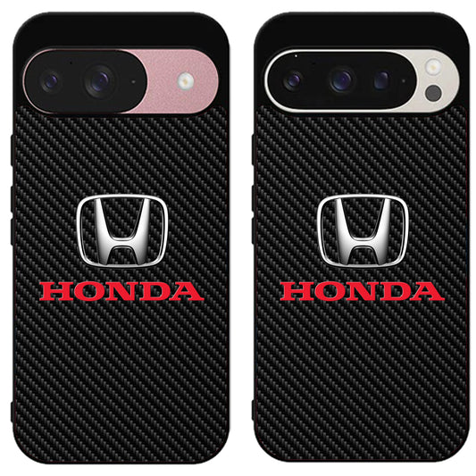 Honda Logo Carbon Google Pixel 9 | 9 Pro | 9 Pro XL Case