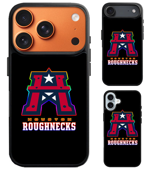 Houston Roughnecks Black iPhone Air | iPhone 17 | 17 Pro | 17 Pro Max Case