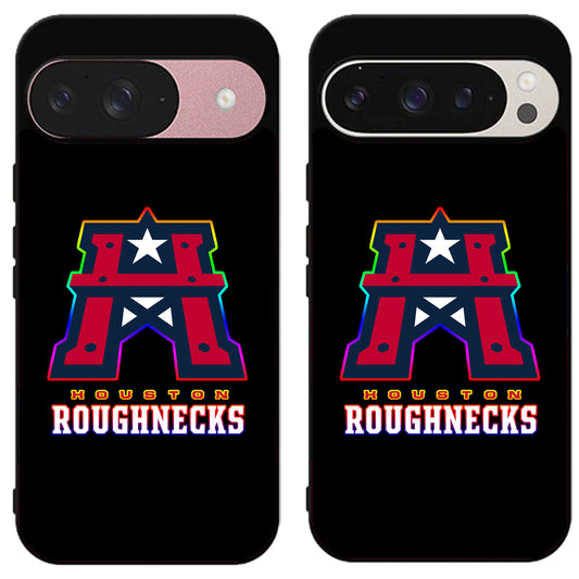 Houston Roughnecks Black Google Pixel 9 | 9 Pro | 9 Pro XL Case