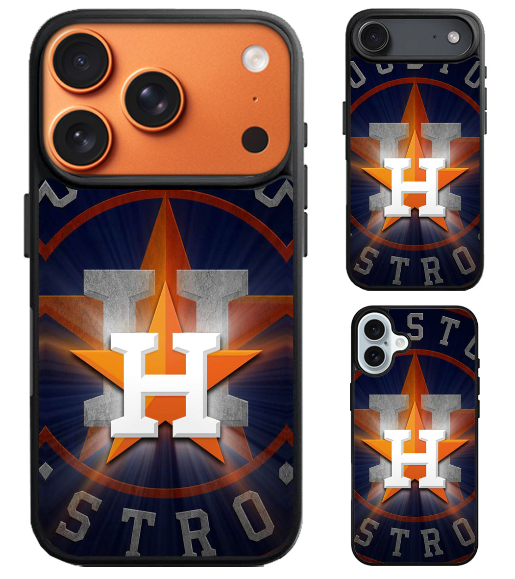 Houston Astros Background iPhone Air | iPhone 17 | 17 Pro | 17 Pro Max Case