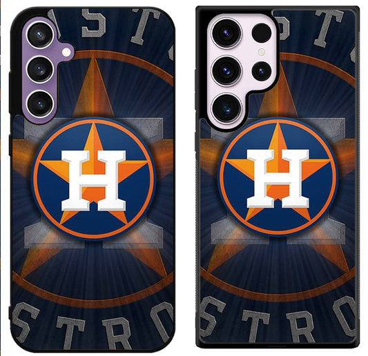 Houston Astros Background Samsung Galaxy S24 | S24+ | S24 Ultra Case
